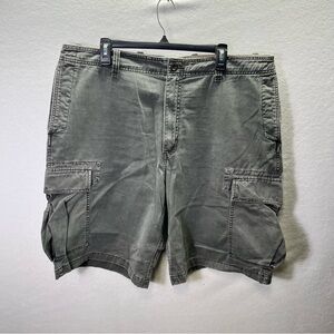 Old Navy Y2K Cargo Shorts Men’s 38 100% Cotton ‘04 Gray 00’s Retro 2633
